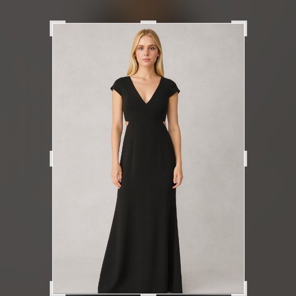 BCBGMaxAzria Dresses & Skirts - BCBGMaxAzria Black Backless Dress